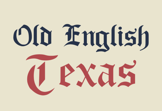 Craft Texas Graphics with Old English Font Styles