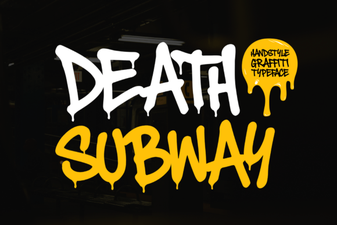 Urban Subway Graffiti Font Design Ideas